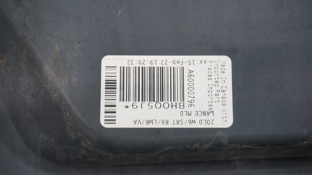 2020-2023 DODGE CHARGER REAR LOWER BUMPER VALANCE PANEL OEM 68421851AA