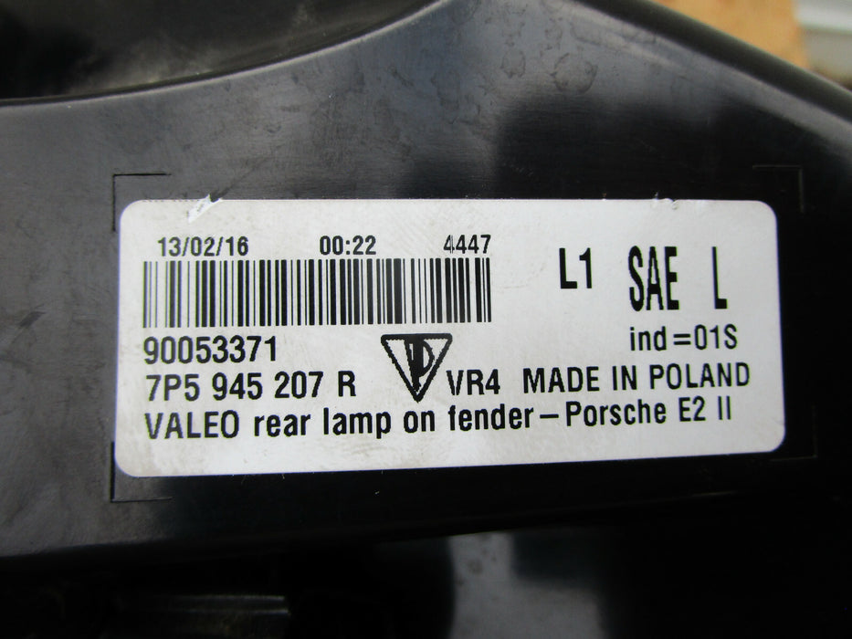 2015 2016 2017 PORSCHE CAYENNE LEFT REAR LED TAILLIGHT TAILLAMP OEM