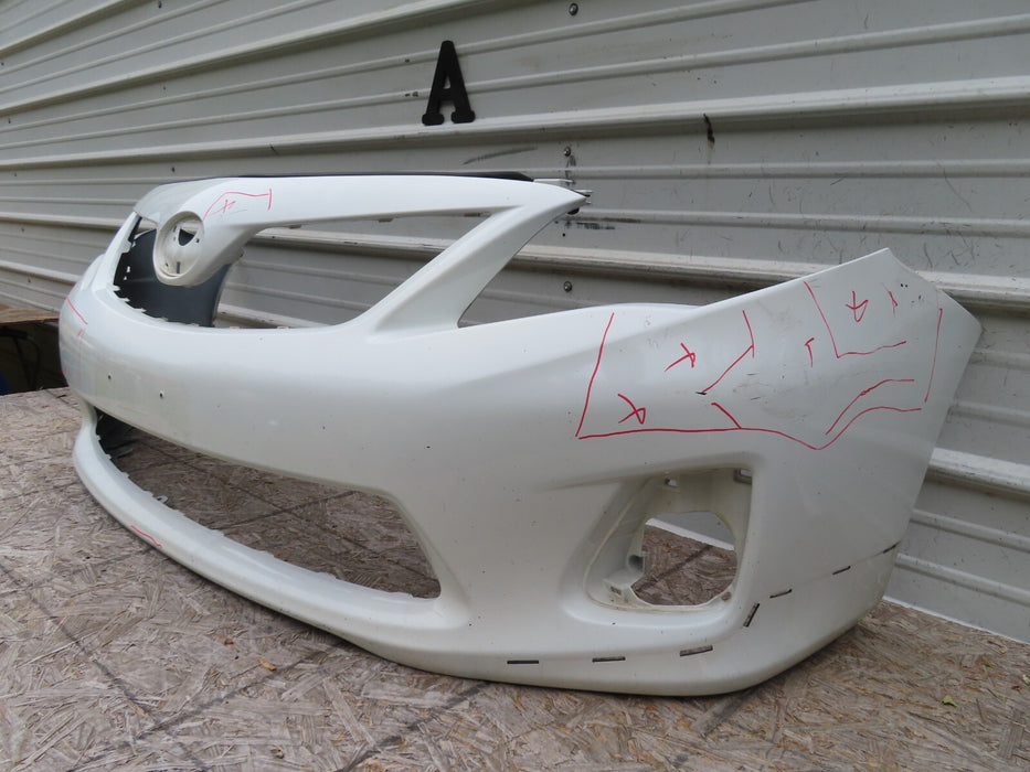 2011-2013 TOYOTA COROLLA S 4DR SEDAN FRONT BUMPER COVER PANEL OEM 52119-02B80
