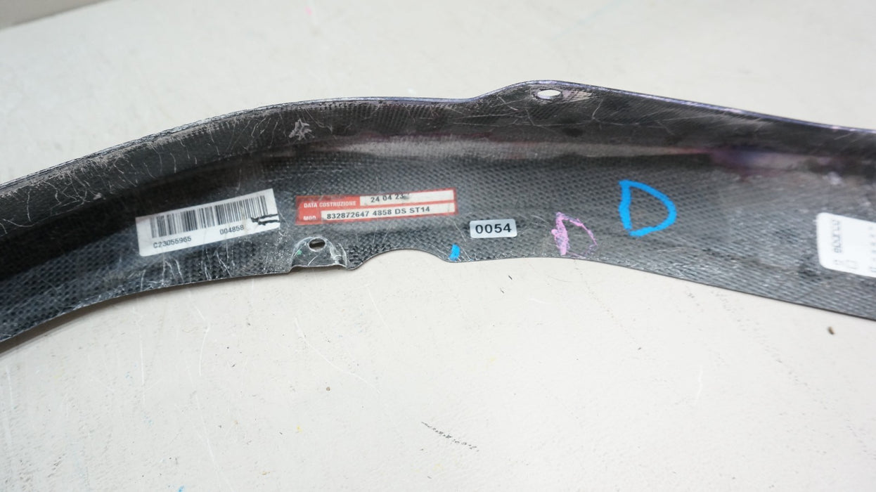 2020-2024 FERRARI SF90 FRONT BUMPER LEFT SPLITTER SPOILER LIP CARBON FIBER OEM