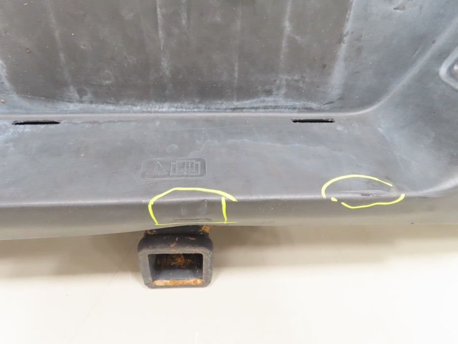 2015-2020 FORD F-150 REAR METAL BUMPER STEP PLATE COVER W/ TOW TOWING HITCH OEM