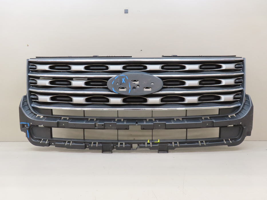2016-2017 FORD EXPLORER FRONT BUMPER RADIATOR GRILLE GRILL OEM FB53-8150-ABW