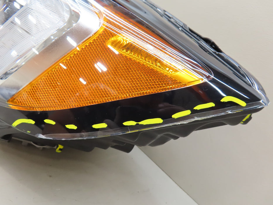2019-2023 FORD EDGE LEFT DRIVER FULL LED W/AFS HEADLIGHT OEM KT4B 13W030