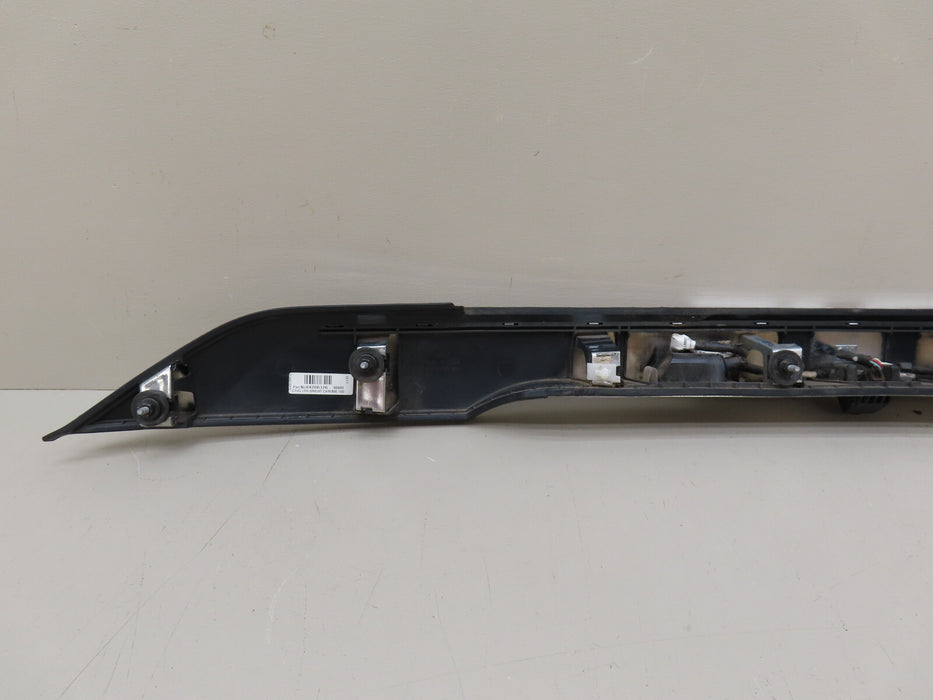 2017-2018 GMC ACADIA REAR TRUNK LIFTGATE MOLDING TRIM CHROME W/ CAMERA OEM