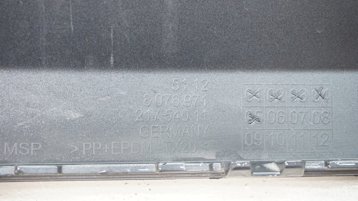 2020-2022 BMW 740I 750I REAR LOWER VALANCE COVER 5112 8076971 OEM 20 21 22