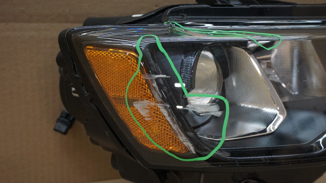 2017-2021 JEEP GRAND CHEROKEE FRONT RH RIGHT PASSENGER SIDE HEADLIGHT OEM