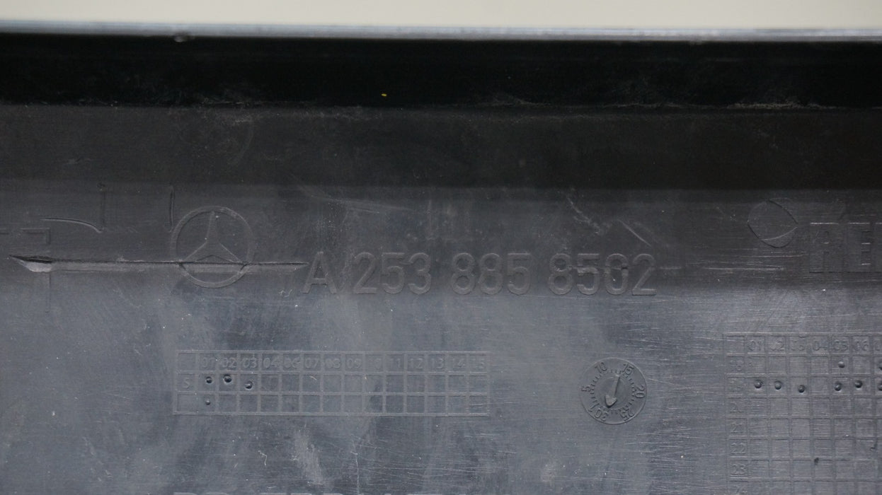 2016-2019 MERCEDES-BENZ GLC300 REAR LOWER BUMPER VALANCE PANEL OEM A2538858502