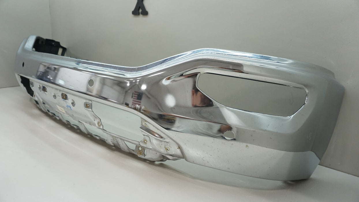 2016-2018 GMC SIERRA 1500 FRONT METAL BUMPER COVER CHROME OEM