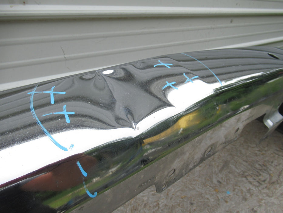 2016-2019 CHEVROLET SILVERADO 1500 LTZ FRONT BUMPER CHROME METAL W/SENSORS OEM