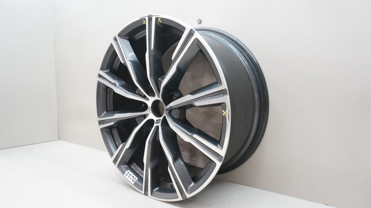 2019-2025 BMW X5 X6 M SPORT 20X9 MACHINED CHARCOAL FRONT RIM WHEEL OEM