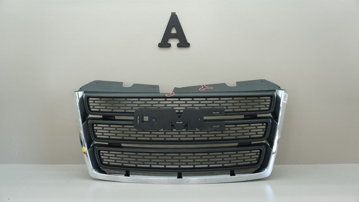 2010-2015 GMC TERRAIN FRONT BUMPER UPPER GRILL GRILLE OEM 25914588
