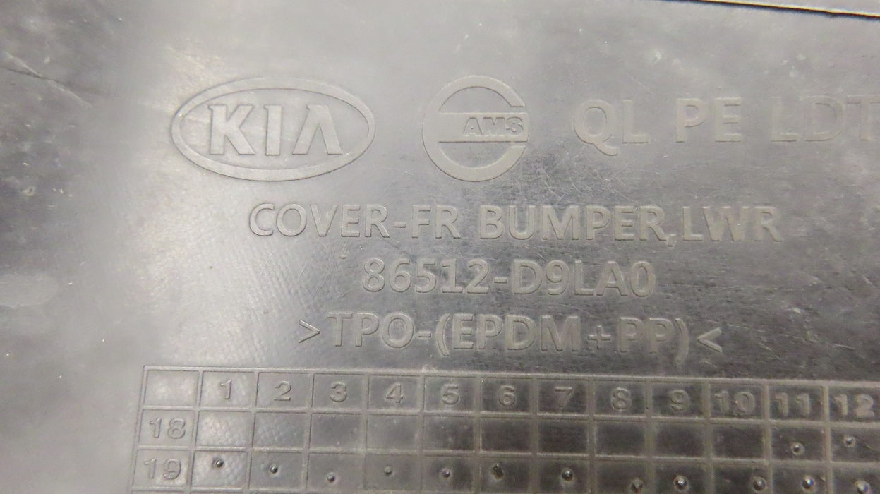 2020-2022 KIA SPORTAGE FRONT LOWER BUMPER COVER OEM 86512-D9LA0