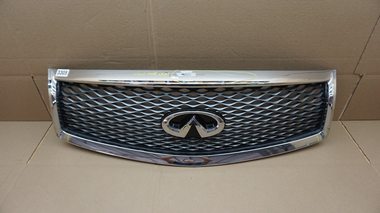 2015-2019 INFINITI Q70L Q70 FRONT UPPER RADIATOR GRILL GRILLE W/ CAMERA OEM