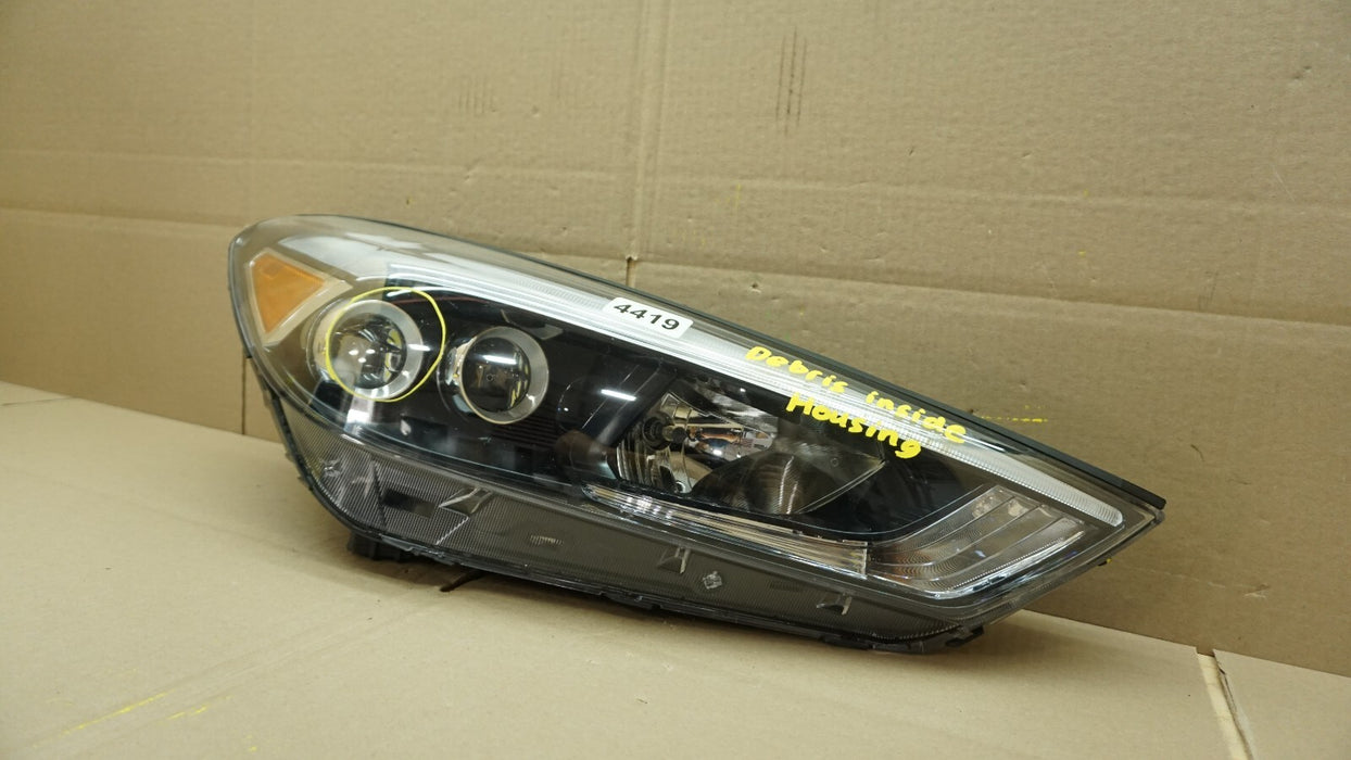 2016-2018 HYUNDAI TUCSON RIGHT PASSENGER SIDE HEADLIGHT HALOGEN AFTERMARKET
