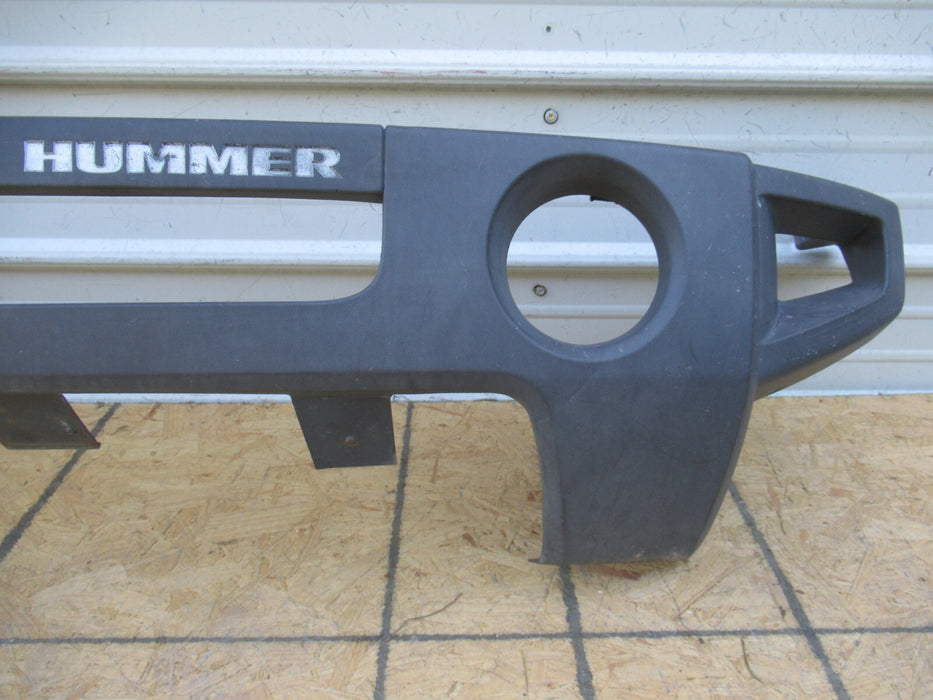 2006-2010 HUMMER H3 FRONT BUMPER COVER PANEL PLASTIC BLACK 15264942 07 08 09 OEM