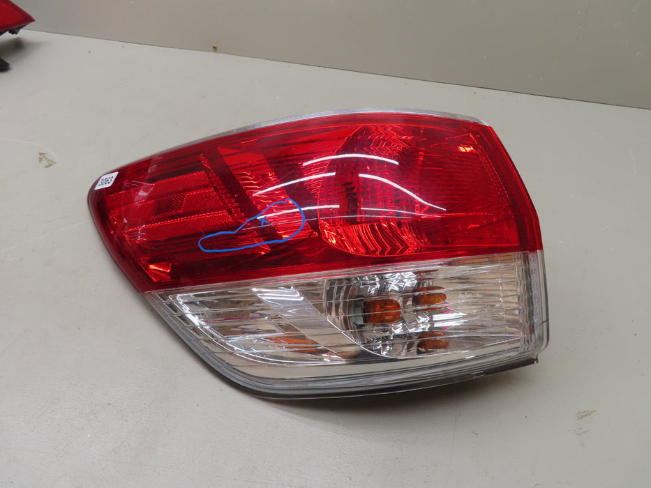 2013 2014 2015 2016 2017 NISSAN PATHFINDER LEFT DRIVER SIDE TAIL LIGHT LAMP OEM