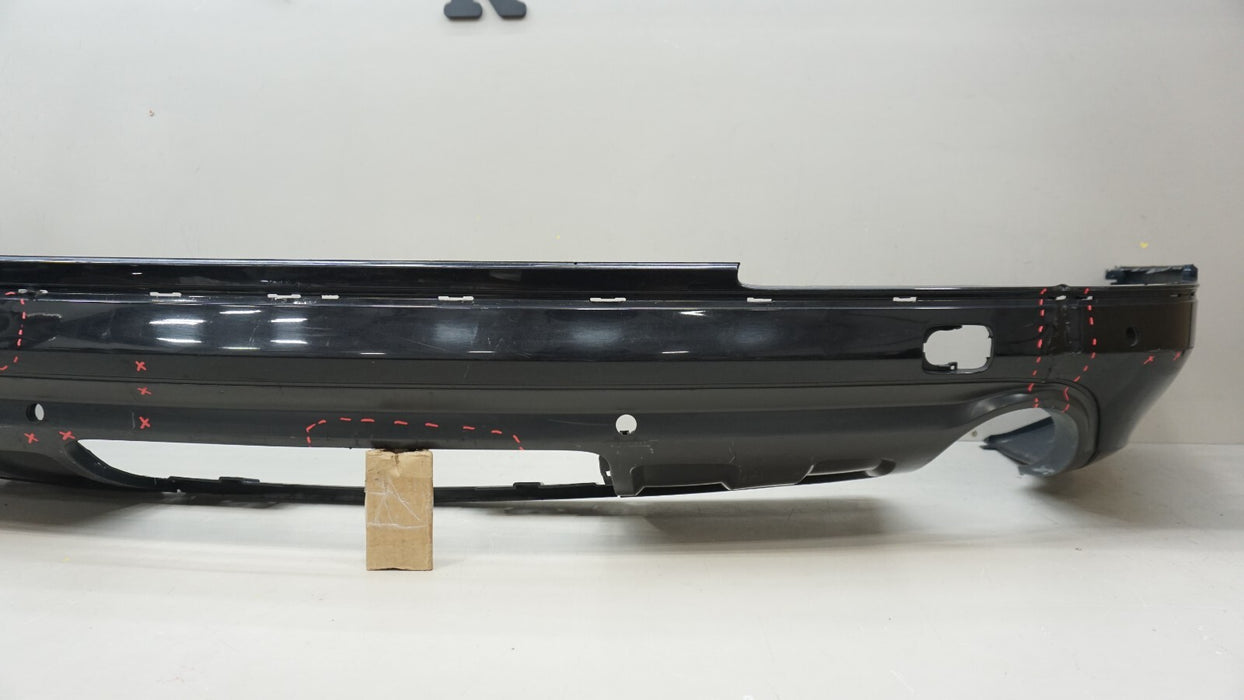 2010-2015 AUDI Q7 REAR LOWER BUMPER COVER PANEL W/ SENSOR HOLE OEM 4L0807521AH
