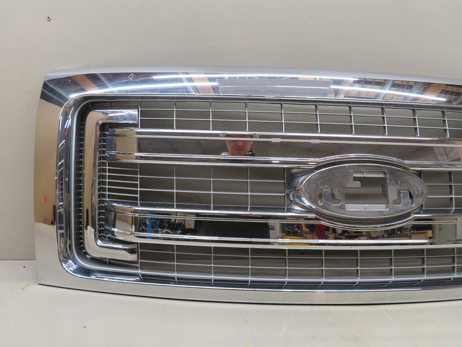 2009-2014 FORD F150 F-150 FRONT CHROME GRILL GRILLE OEM EL3Z8200
