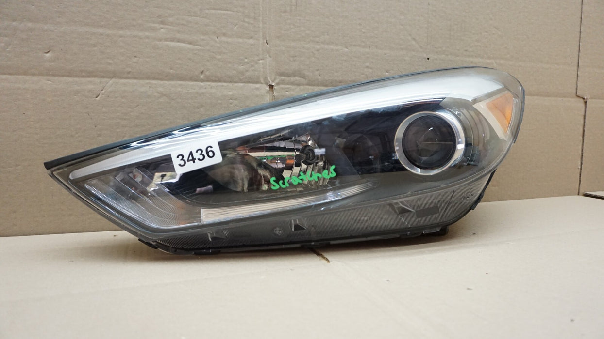 2016-2018 HYUNDAI TUCSON LEFT DRIVER SIDE HALOGEN HEADLIGHT CAPA AFTERMARKET