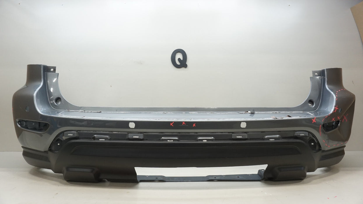 2017-2018 NISSAN PATHFINDER S PLATINUM W/SENSOR HOLES REAR BUMPER COVER OEM