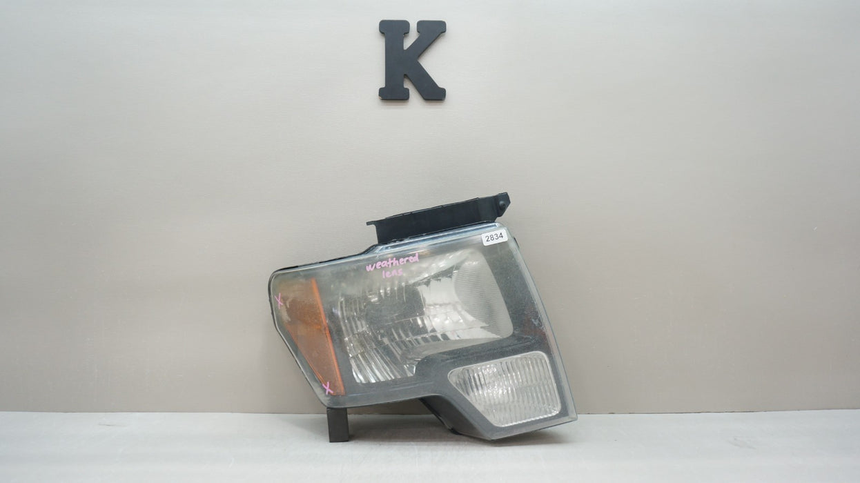 2009-2014 FORD F-150 FRONT RIGHT PASSENGER SIDE HALOGEN HEADLIGHT OEM