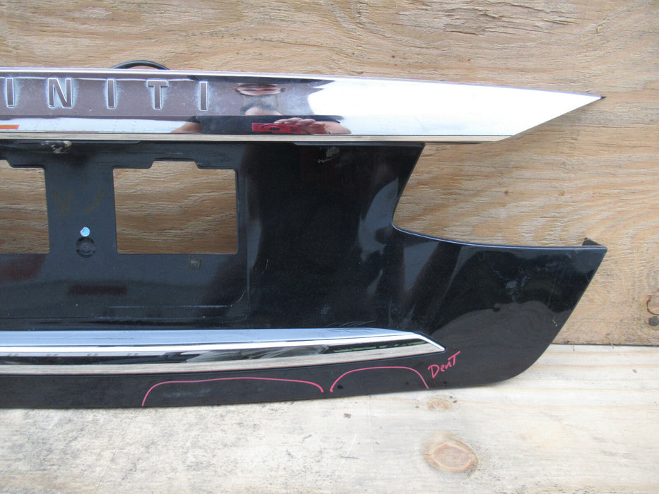 2017 2018 2019 INFINITI QX70 REAR TRUNK LID TRIM PANEL MOLDING OEM