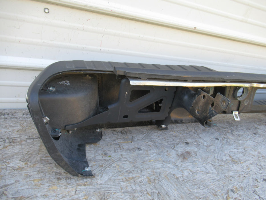 2014-2019 GMC SIERRA SILVERADO 1500 REAR BUMPER COVER PANEL FACTORY CHROME OEM