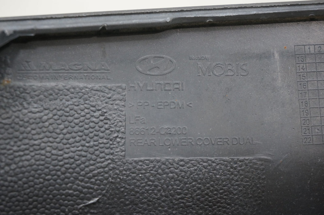 2015-2017 HYUNDAI SONATA REAR LOWER BUMPER VALANCE 86612-C2200 OEM 15 16 17