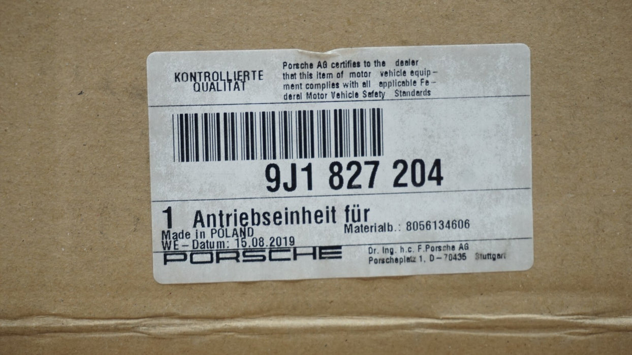 NEW!! 2020-2023 PORSCHE TAYCAN DRIVE UNIT FOR REAR SPOILER 9J1.827.204 OEM 21 22