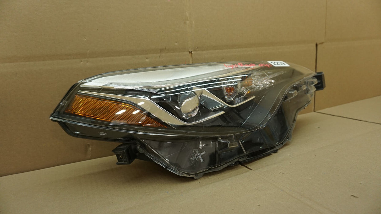 2017-2019 TOYOTA COROLLA FRONT RIGHT PASSENGER SIDE HEADLIGHT LED OEM