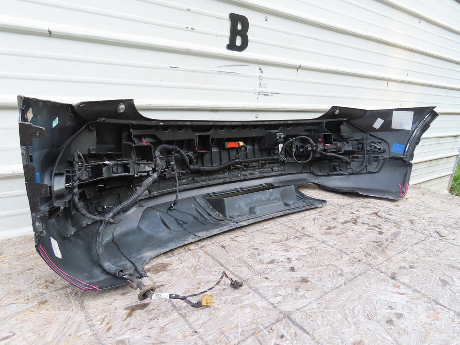 2016-2018 AUDI Q3 S-LINE REAR BUMPER COVER W/ PDC SENSOR HARNESS OEM 8U0807385C