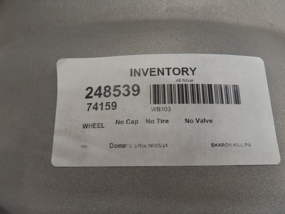 2001-2003 LEXUS LS430 17" 17X7 1/2 JJ SILVER RIM WHEEL OEM (P)