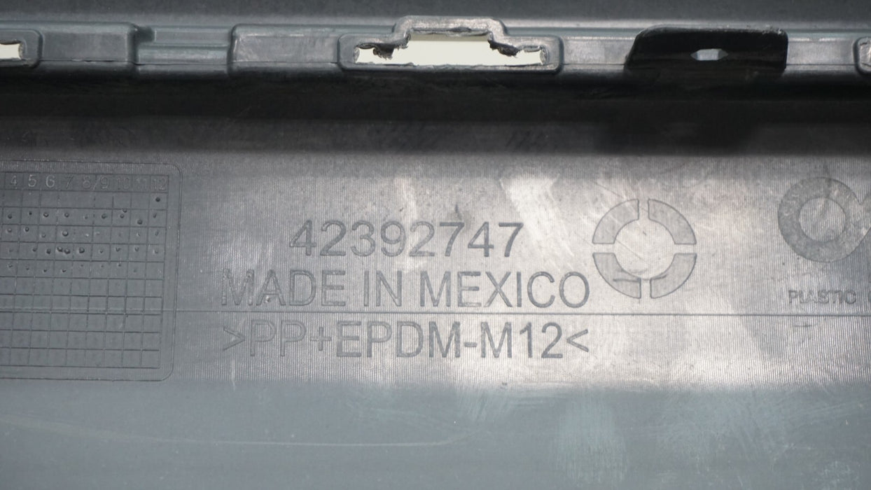 2017-2021 CHEVROLET TRAX REAR LOWER BUMPER VALANCE COVER 42392747 OEM