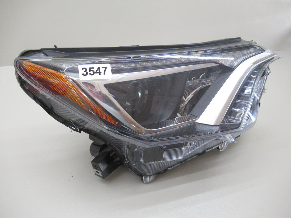 2016 2017 2018 TOYOTA RAV4 LED HEADLIGHT RIGHT SIDE RH  OEM