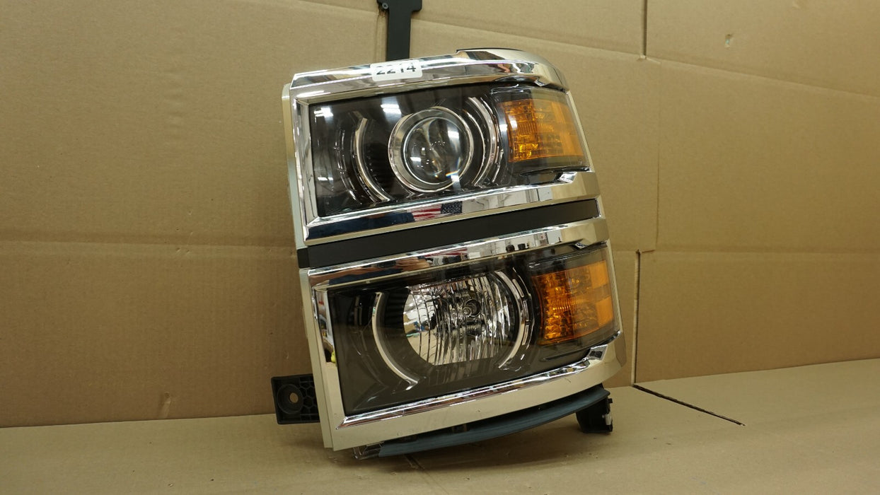 2015-2019 CHEVROLET SILVERADO 1500 FRONT LEFT DRIVER SIDE HEADLIGHT AFTERMARKET