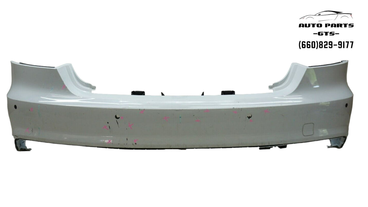 2012-2014 AUDI A7 QUATTRO REAR BUMPER COVER PANEL W/ SENSOR HOLE OEM 4G8807385E