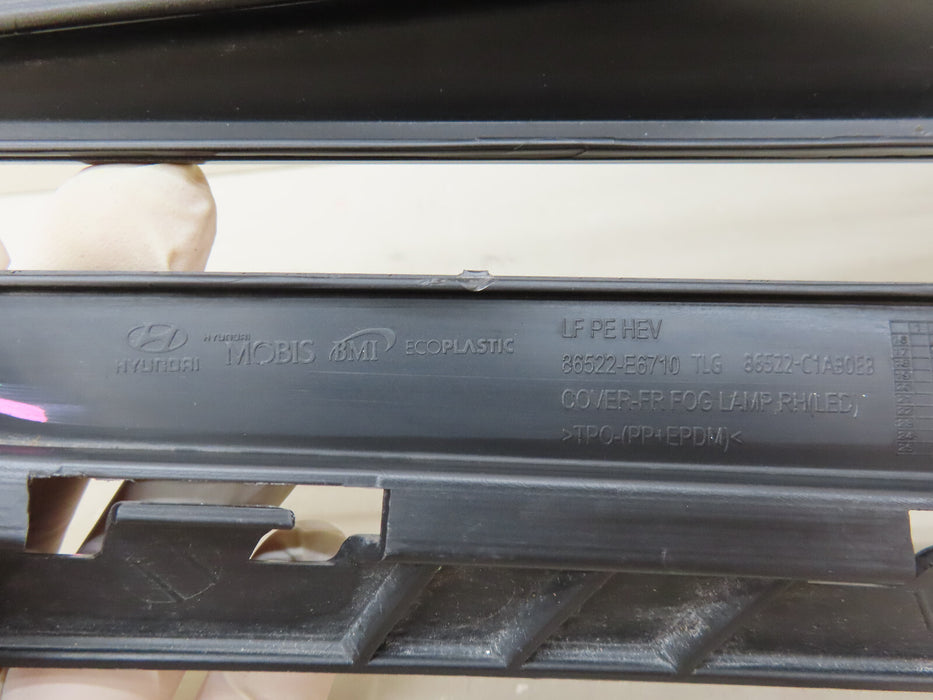 2018-2019 HYUNDAI SONATA FRONT RIGHT PASSENGER SIDE FOG LIGHT 86522-E6710