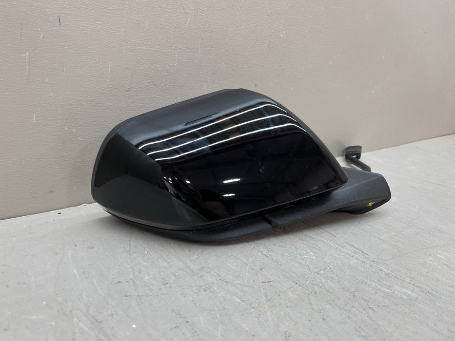 2015-2020 FORD MUSTANG RH RIGHT PASSENGER BLACK POWER MIRROR BLIND SPOT OEM