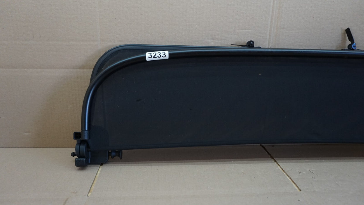 2006-2014 JAGUAR XK CONVERTIBLE REAR WINDBREAK WINDSTOP WIND DEFLECTOR BLACK OEM