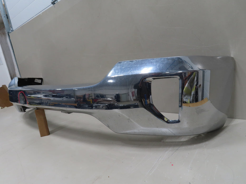2016-2019 CHEVY SILVERADO 1500 FRONT METAL BUMPER CHROME 84051822 OEM