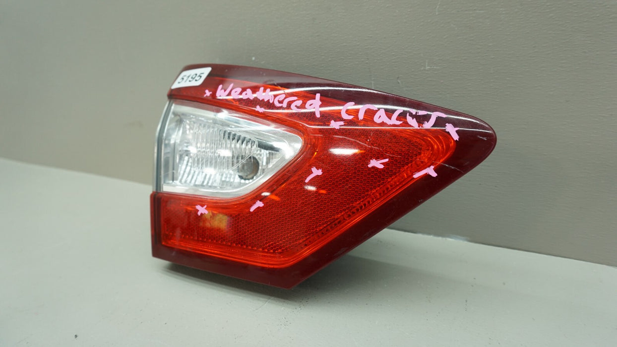 2013-2016 FORD FUSION REAR LEFT DRIVER INNER TAIL LIGHT LAMP OEM DS73-13A603-AD