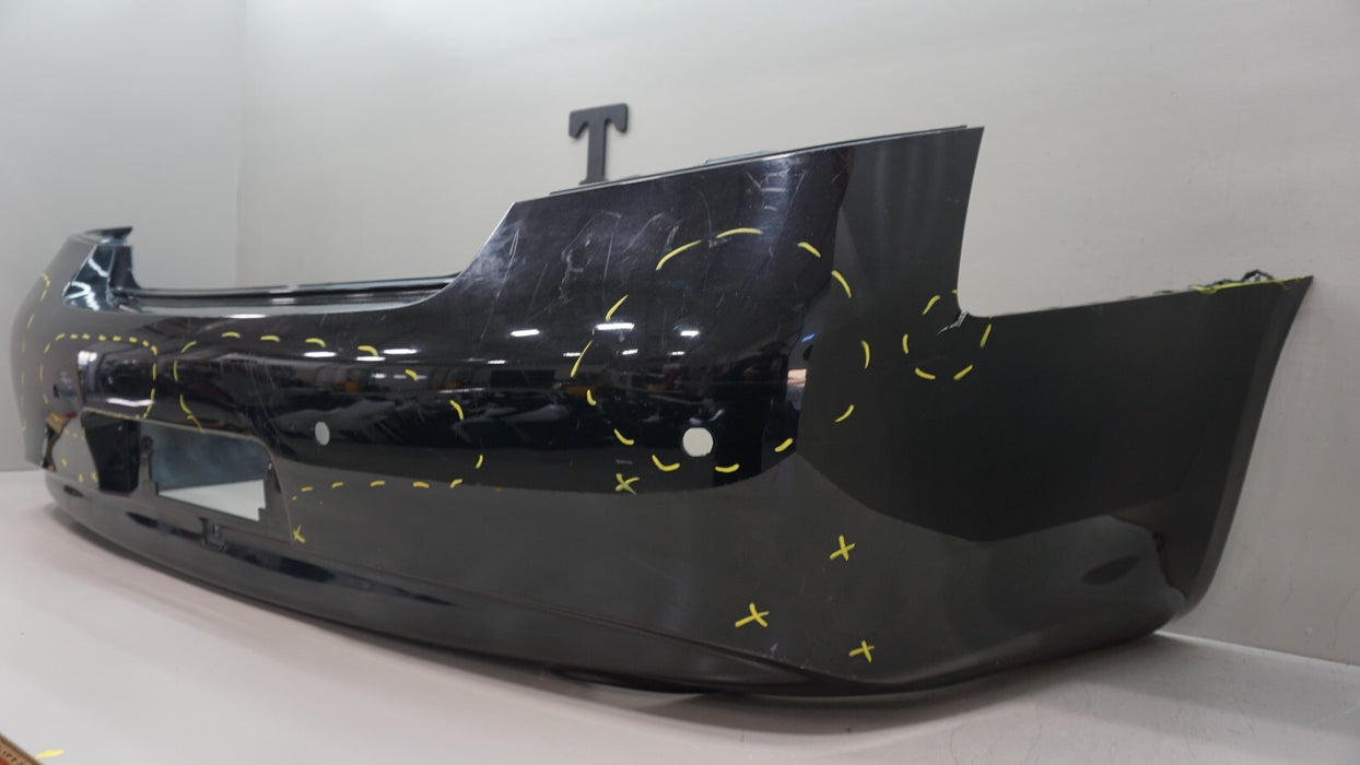 2010-2013 INFINITI G37 REAR BUMPER COVER PANEL W/ SENSOR HOLES OEM 850221NF0H