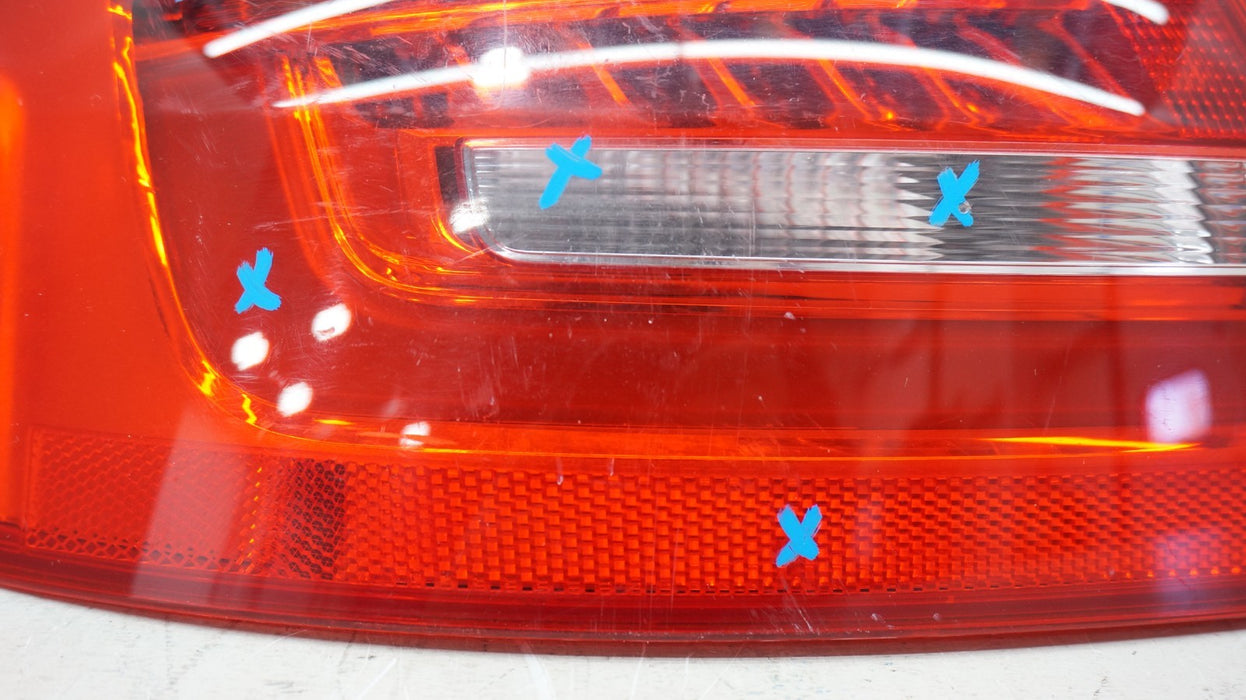 2013-2016 AUDI A4 S4 REAR LEFT DRIVER SIDE OUTER TAIL LIGHT OEM 01091603