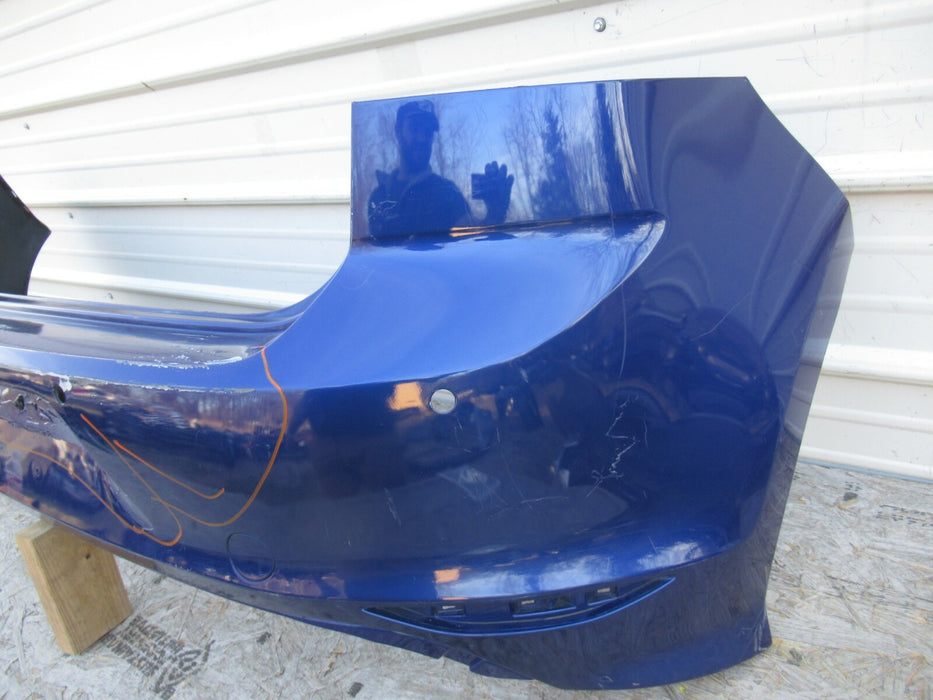 2015-2017 VOLKSWAGEN GOLF 7 REAR BUMPER COVER PANEL BLUE 5G6807421E FACTORY OEM