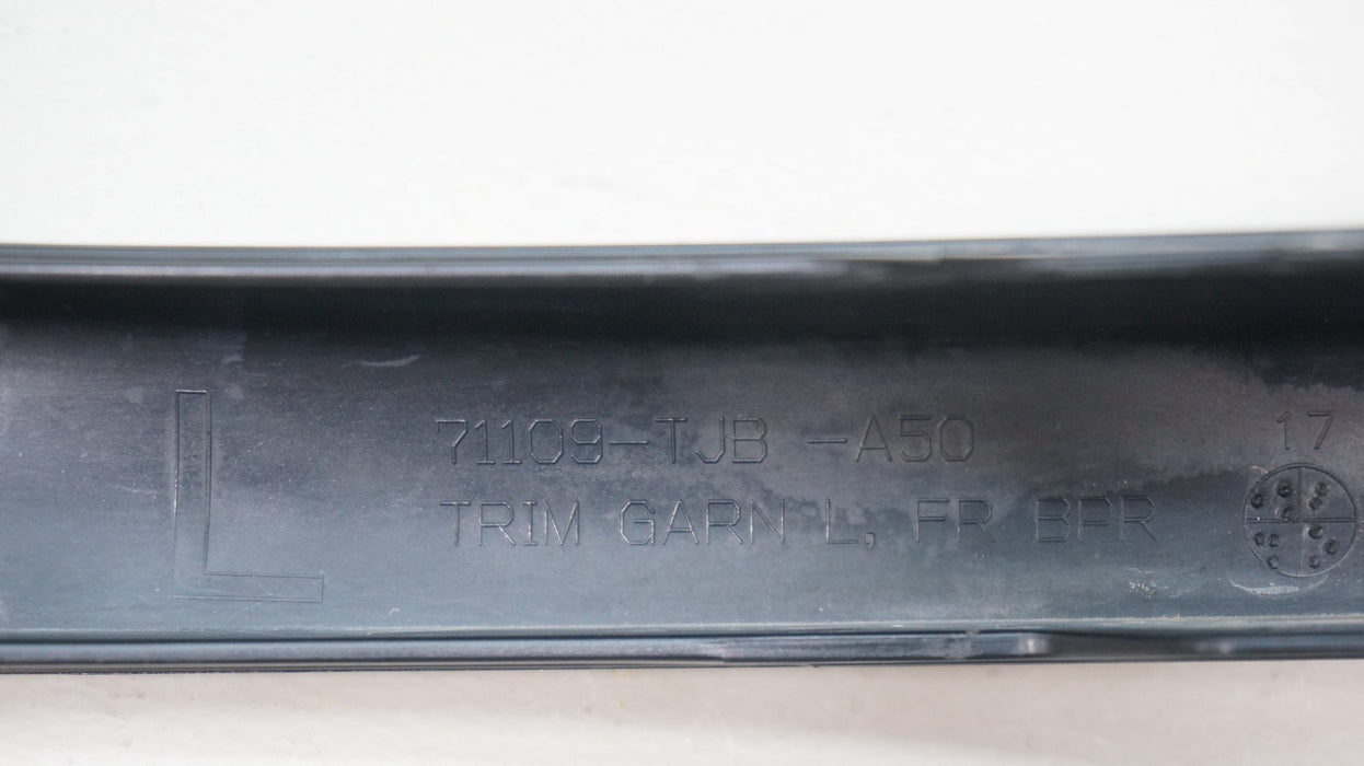2019-2021 ACURA RDX FRONT LEFT DRIVER SIDE BUMPER TRIM MOLDING OEM 71109-TJB-A50
