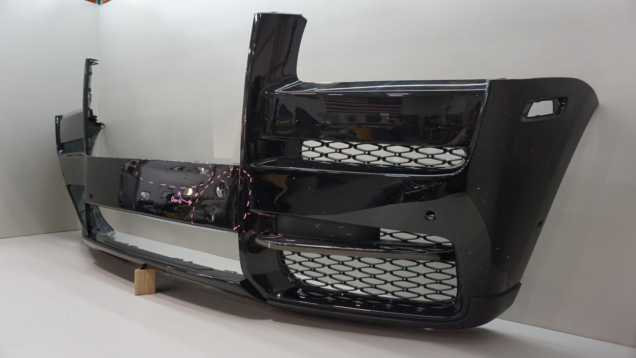 2018-2022 ROLLS ROYCE CULLINAN FRONT BUMPER COVER W/ SKID PLATE & L GRILLES OEM