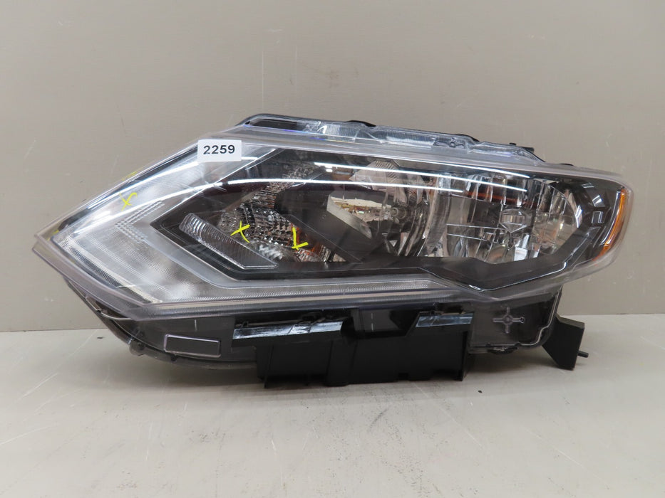 2017-2019 NISSAN ROGUE FRONT LEFT SIDE HEADLIGHT LAMP HALOGEN OEM 1011-500535