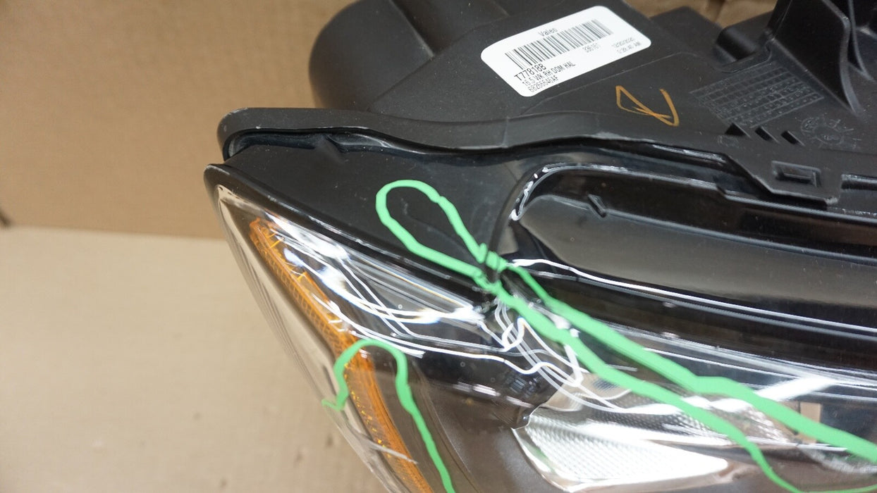 2017-2021 JEEP GRAND CHEROKEE FRONT RH RIGHT PASSENGER SIDE HEADLIGHT OEM