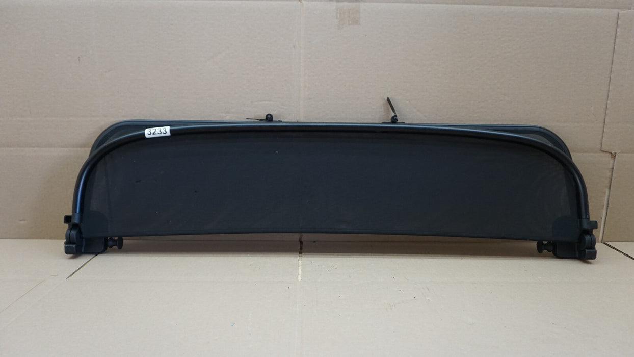 2006-2014 JAGUAR XK CONVERTIBLE REAR WINDBREAK WINDSTOP WIND DEFLECTOR BLACK OEM