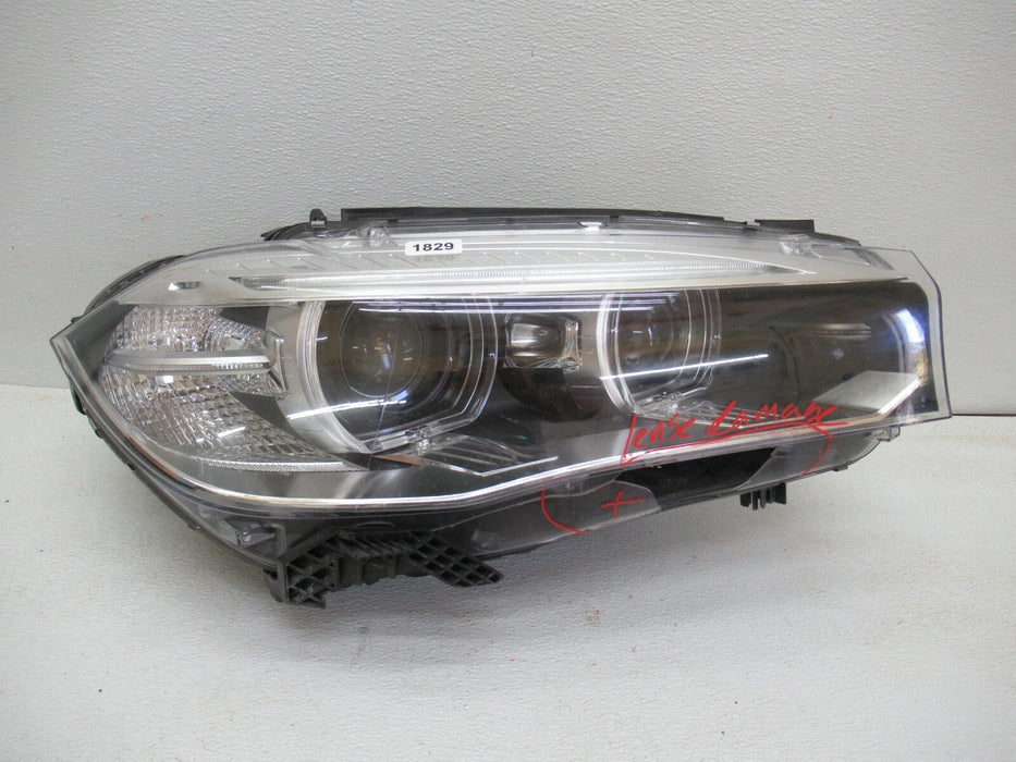 2014 - 2017 BMW X5 FRONT PASSENGER SIDE HEADLIGHT HEAD LAMP 7460618AI03 OEM